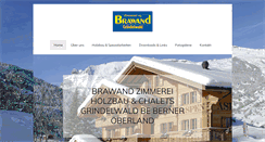 Desktop Screenshot of brawand-zimmerei.ch